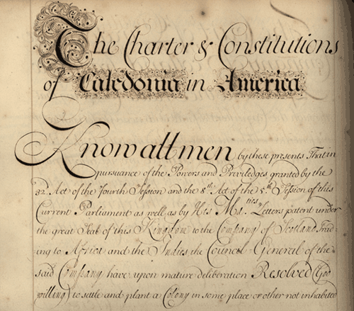 Detail from the Constitution of New Caledonia