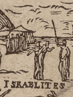 Illustration of 'Israelites' from Bible title page