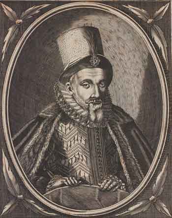 Engraving of King James VI