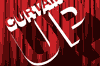 'Curtain-up' exhibition logo