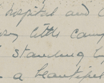 Detail from handwritten page