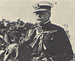 Photo of Haig on horseback