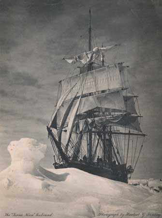 Photo of the Antarctic expedition ship 'Terra Nova'