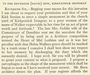 Letter from Sir Walter Scott