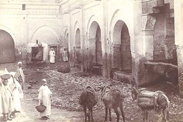 North Africa street scene 19th century