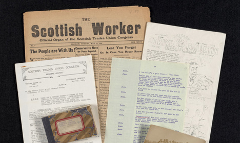 Ephemera about the Scottish General Strike.