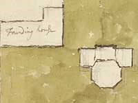 Detail from a house plan