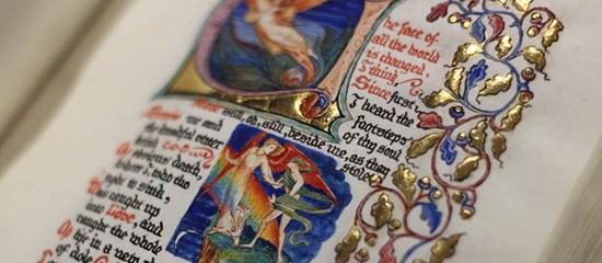 Detail of an illustrated manuscript