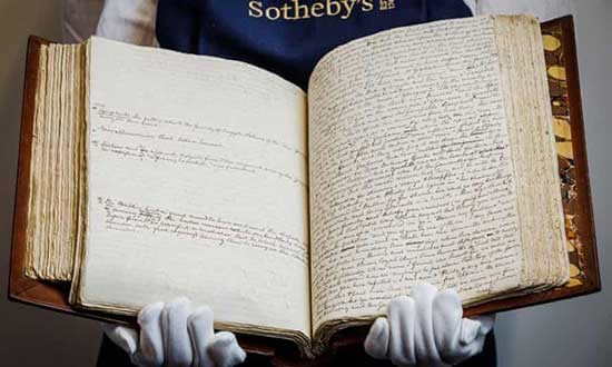 Manuscript of Walter Scott's 'Rob Roy'