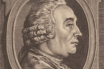 An engraving of David Hume.
