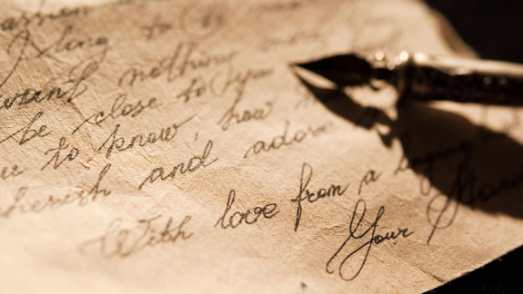 A handwritten letter.