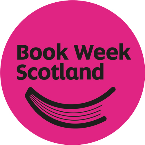 Logo for Book Week Scotland.