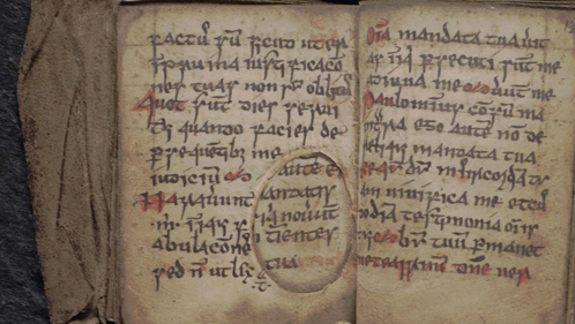 A Gaelic manuscript.