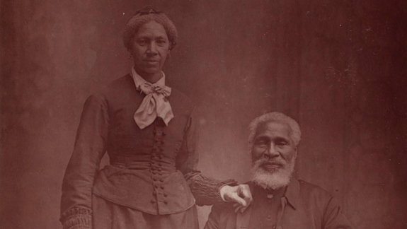Josiah and Nancy Henson in 1877.