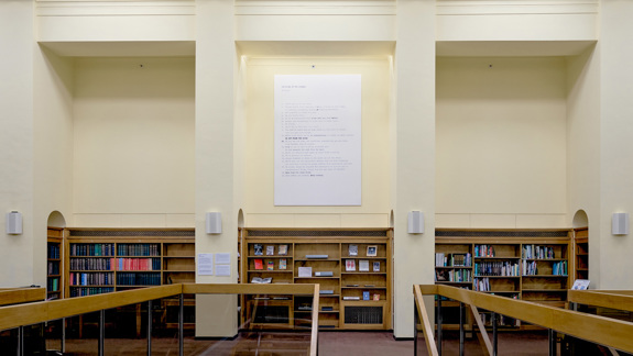 Peter Liversidge: The Rules of the Library