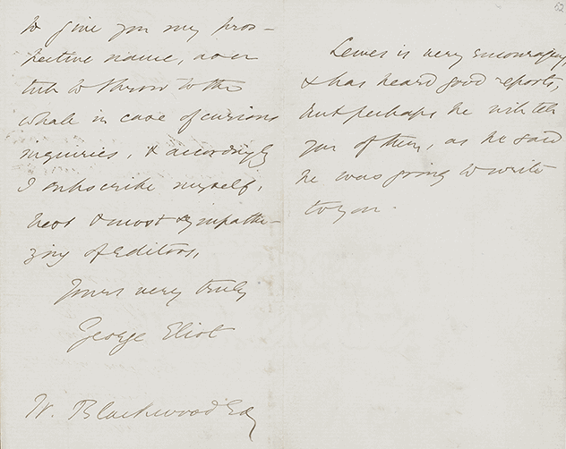 Handwritten letter