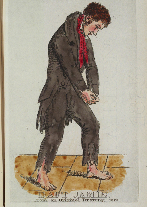 A coloured drawing of James Wilson.