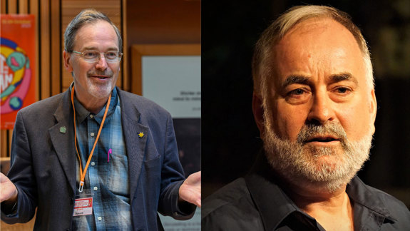 Two photos side by side of Ruaridh Maclean and Donald Smith.