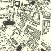 Street map detail at 1:10k