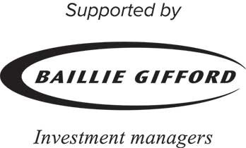 Supported by Baillie Gifford investment managers